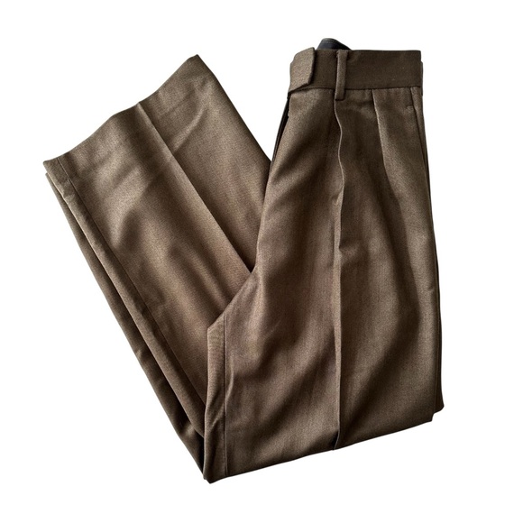 Renggli Pleated Wool Trousers - Picture 1 of 5